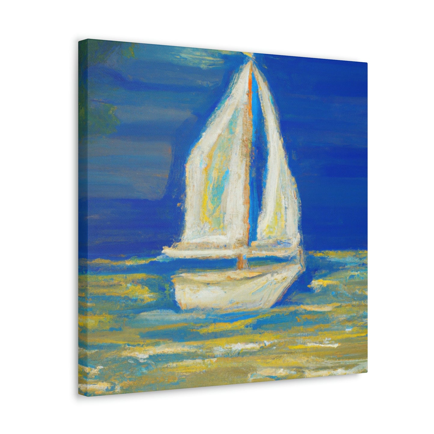 "Sailboat at Sea" - Canvas