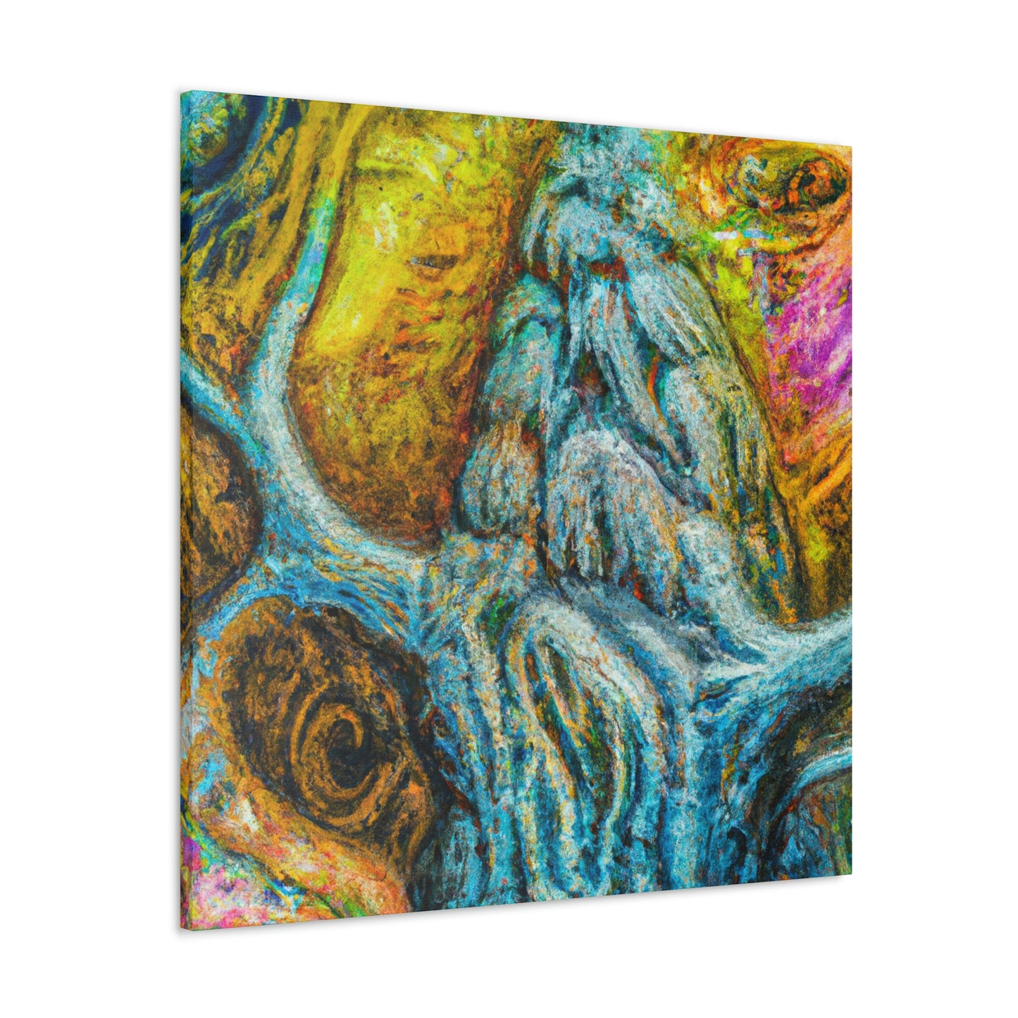 Cypress in Expressionism - Canvas