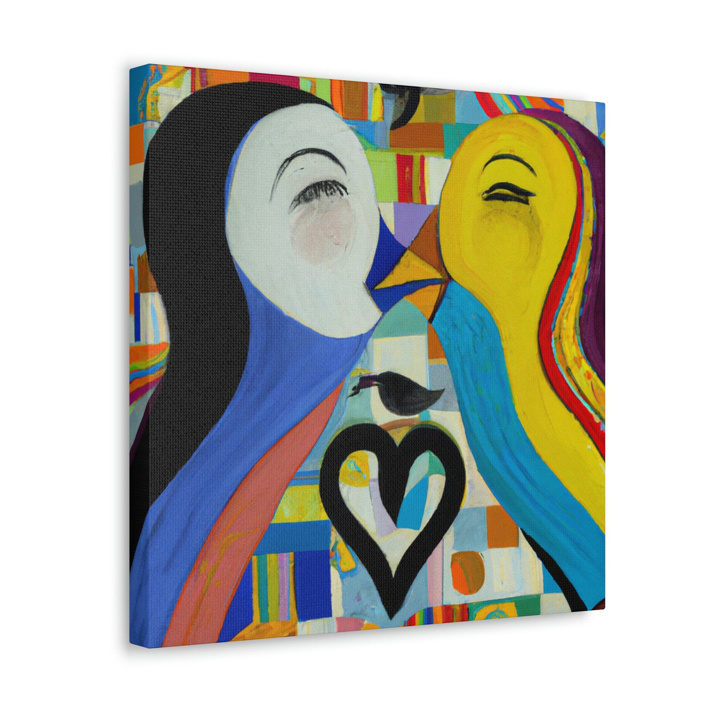 Loving Duo Portrait - Canvas