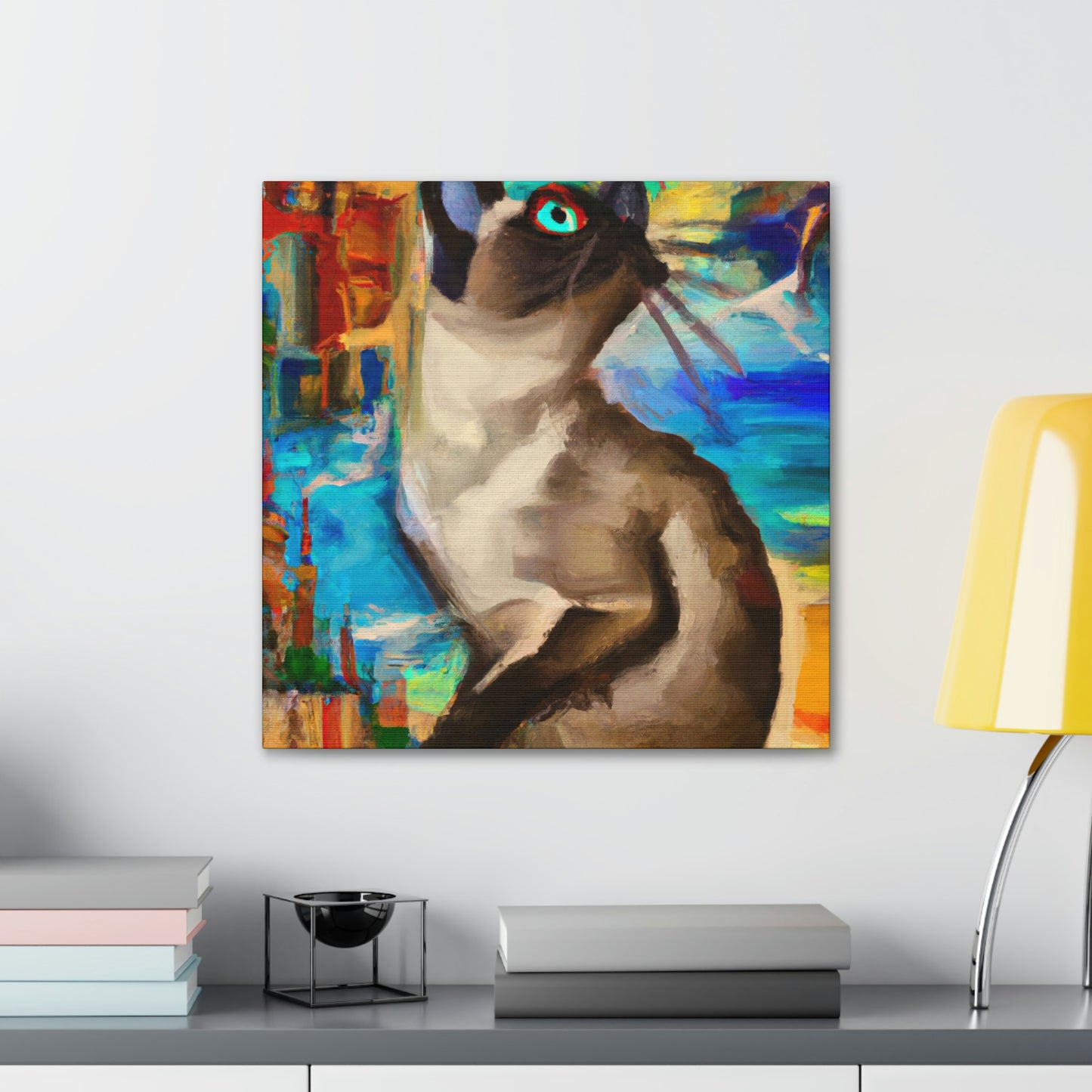 Siamese Dreamscape Art - Canvas