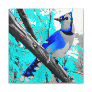 "A Blue Jay's Flight" - Canvas