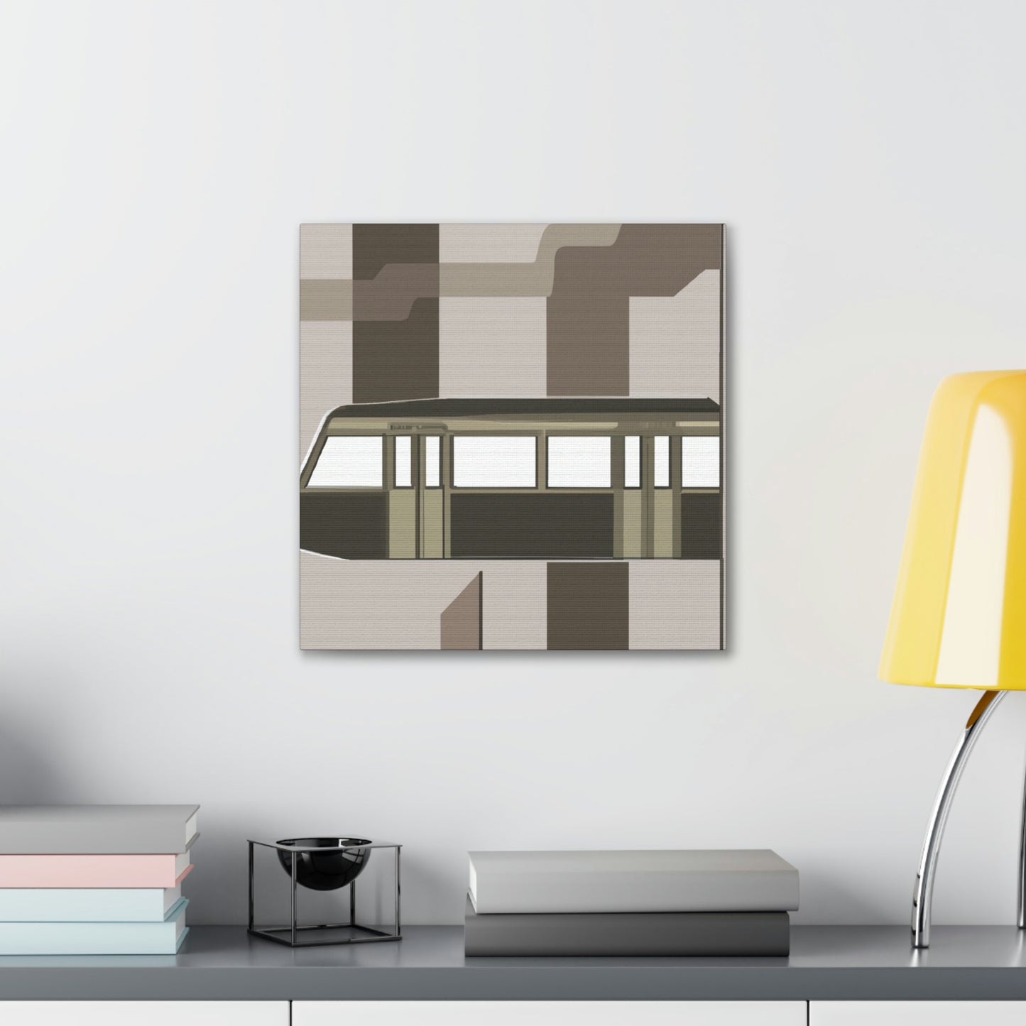 "Subway Journey in Deco" - Canvas