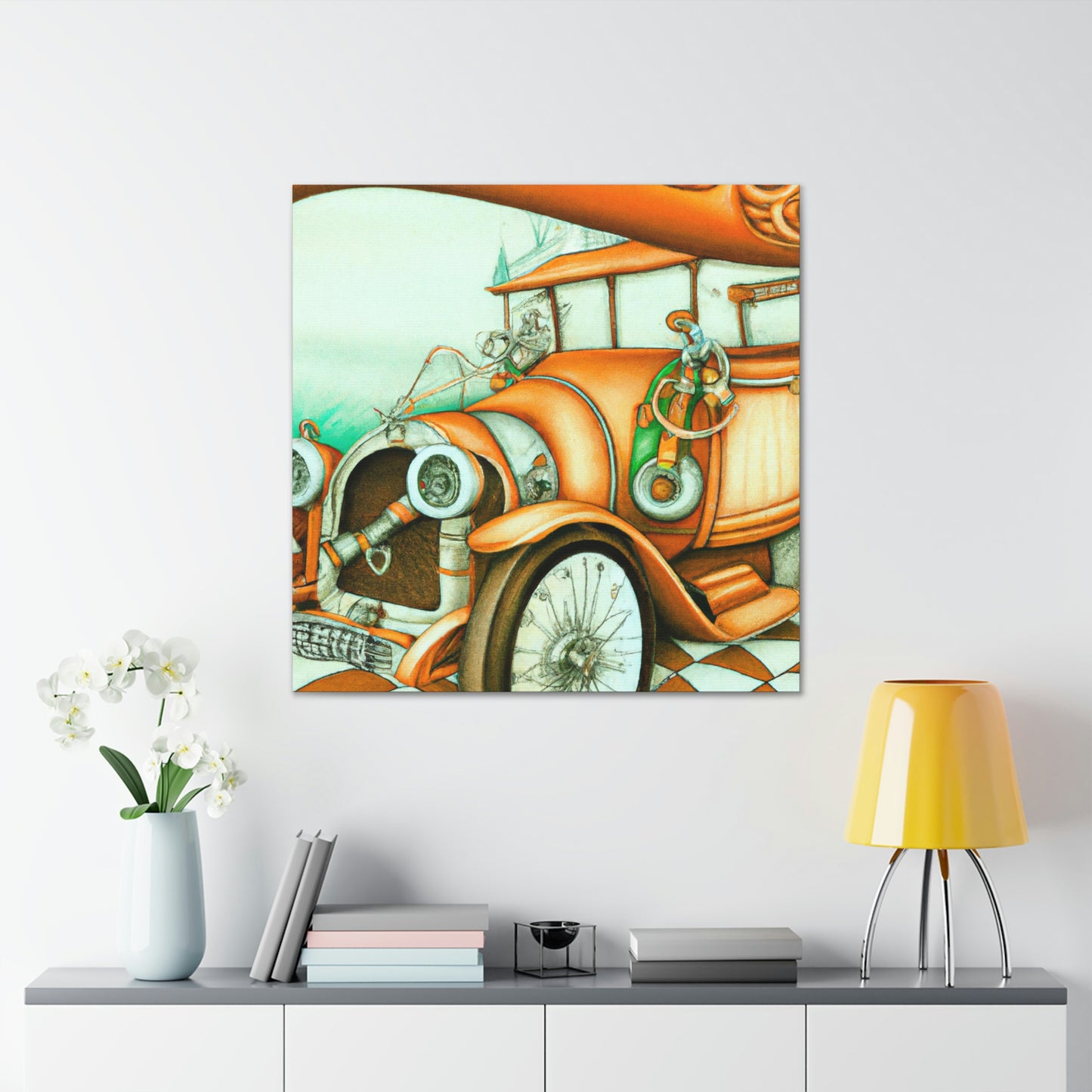 "Automobile Musing Dreams" - Canvas