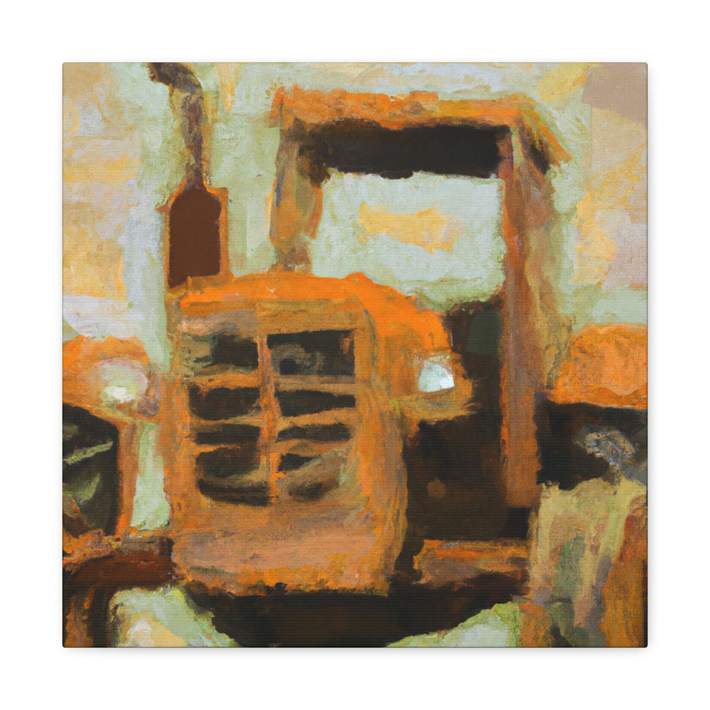 Tractor in the Wheat - Canvas