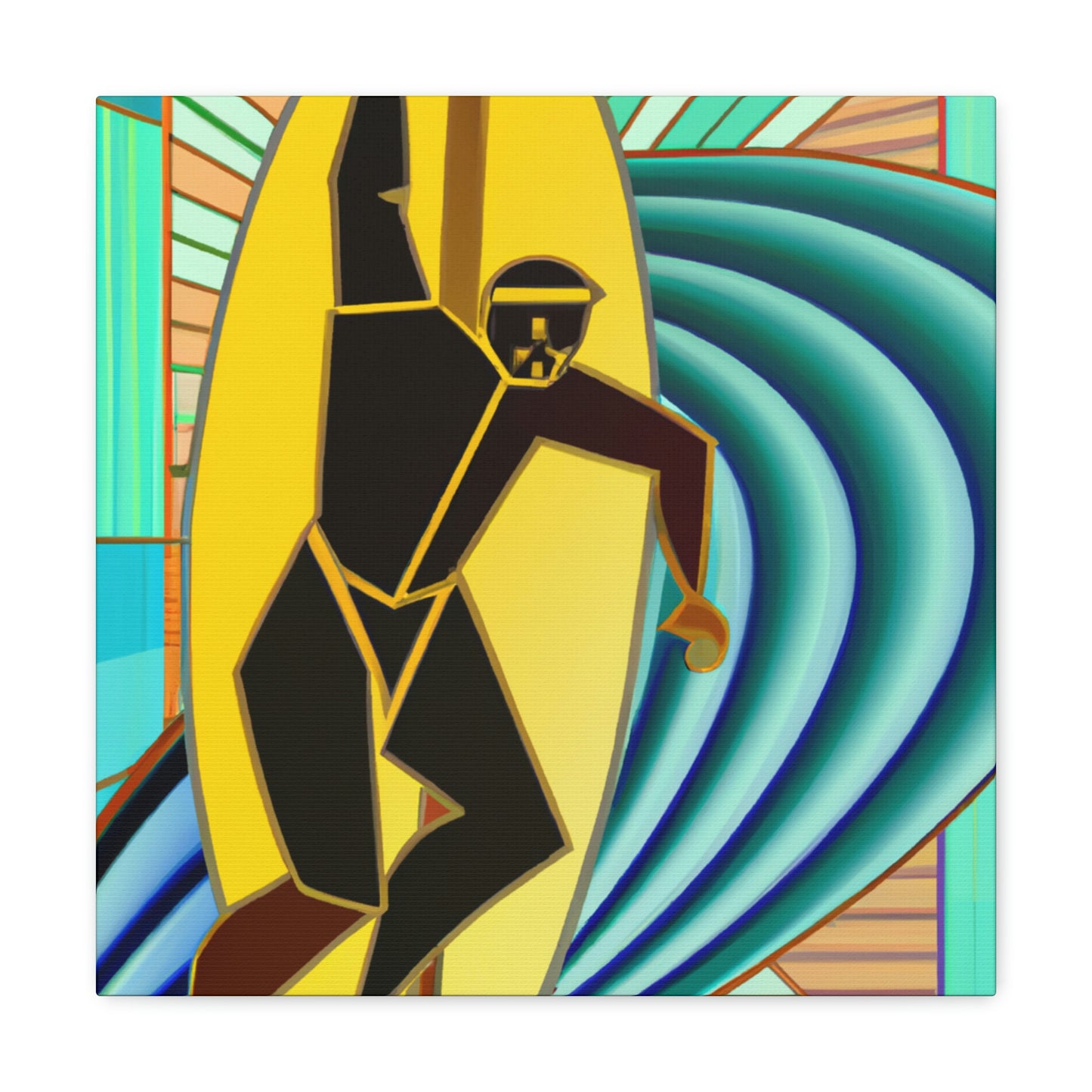 "Surfing the Jazz Age" - Canvas