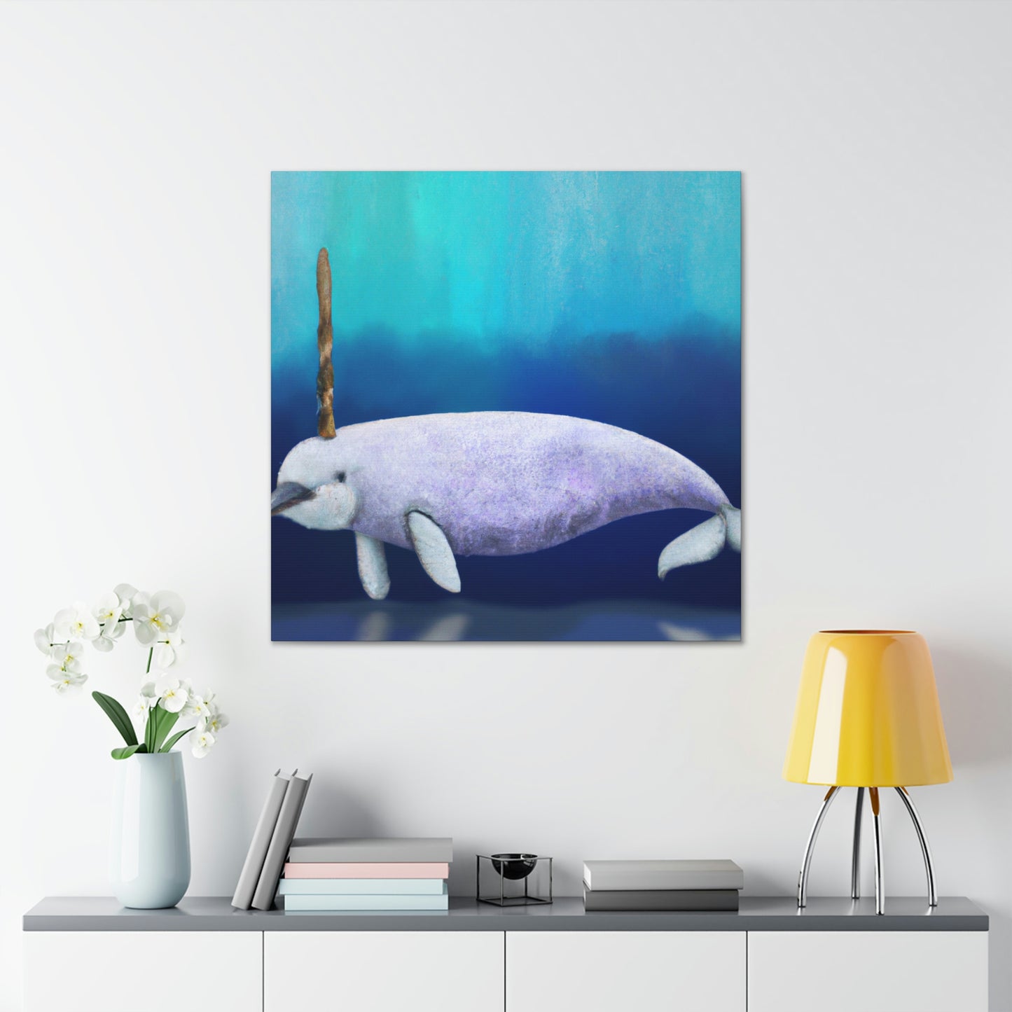 "The Mystical Narwhal" - Canvas