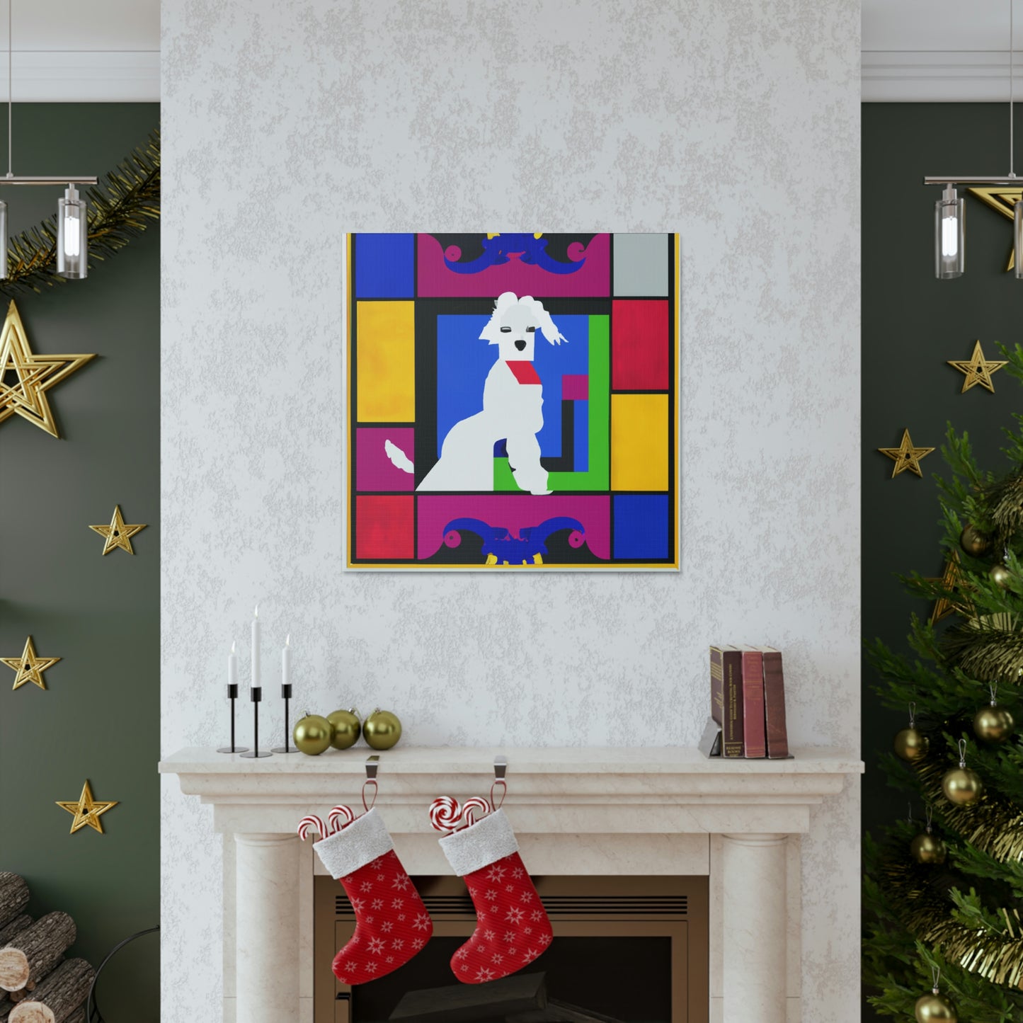 Maltese Puppy Portrait - Canvas