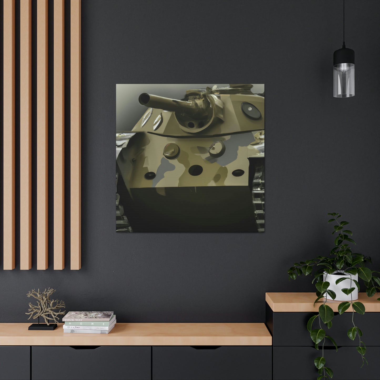 Tank at War-Time - Canvas