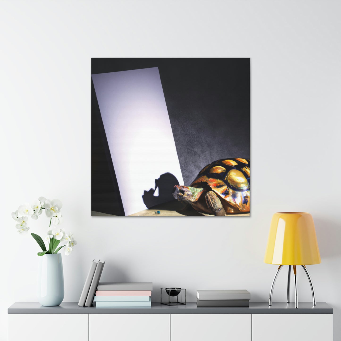 "Tortoise in Simplicity" - Canvas