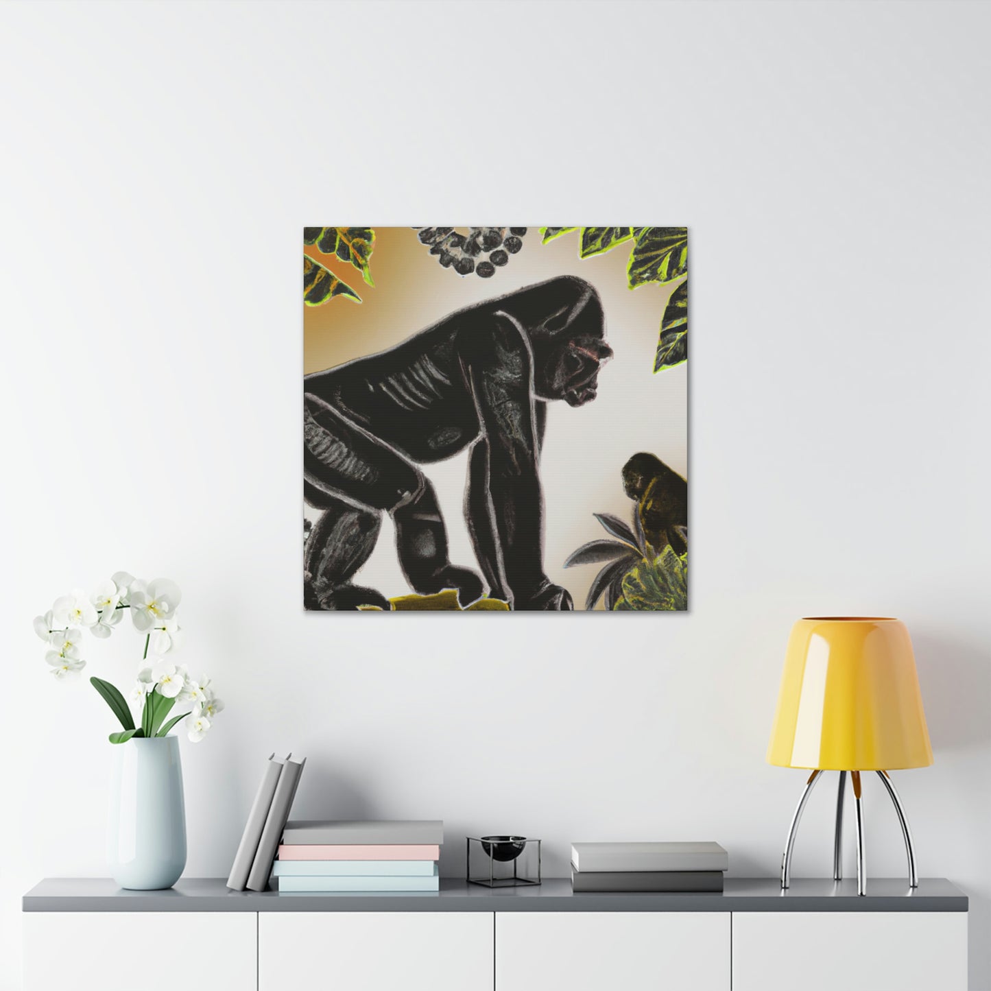 Gorilla in Baroque - Canvas