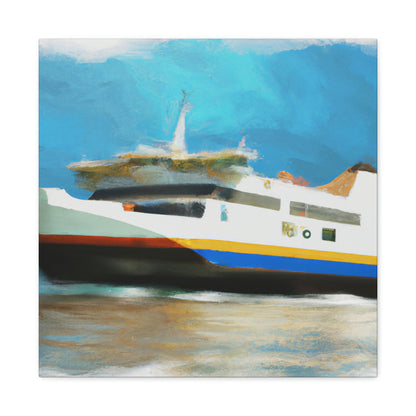 "Ferry on a Journey" - Canvas