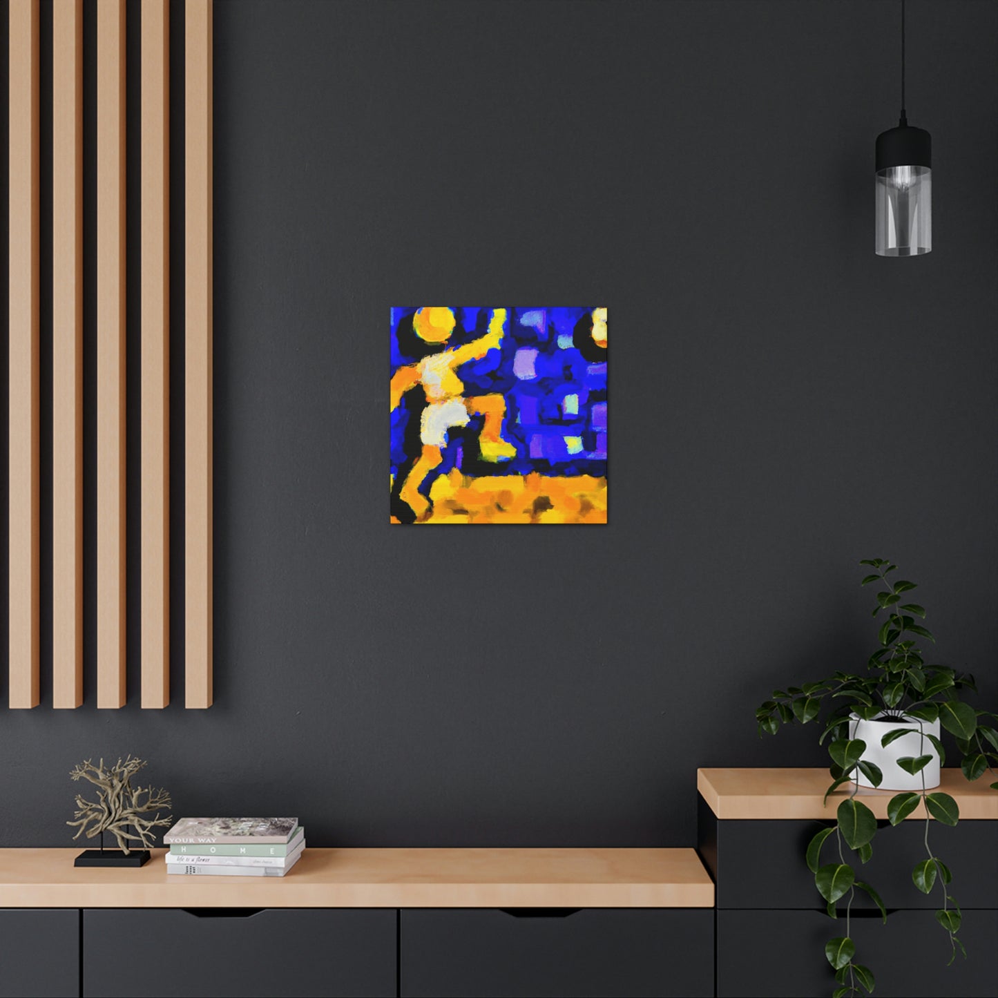 "Soccer in the Abstract" - Canvas