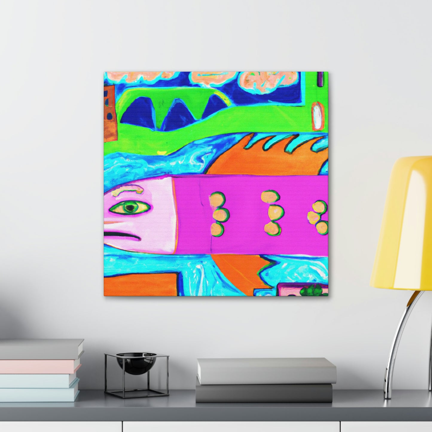 Salmon in Splendor - Canvas