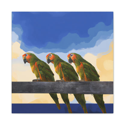 Parrots in Revelations - Canvas