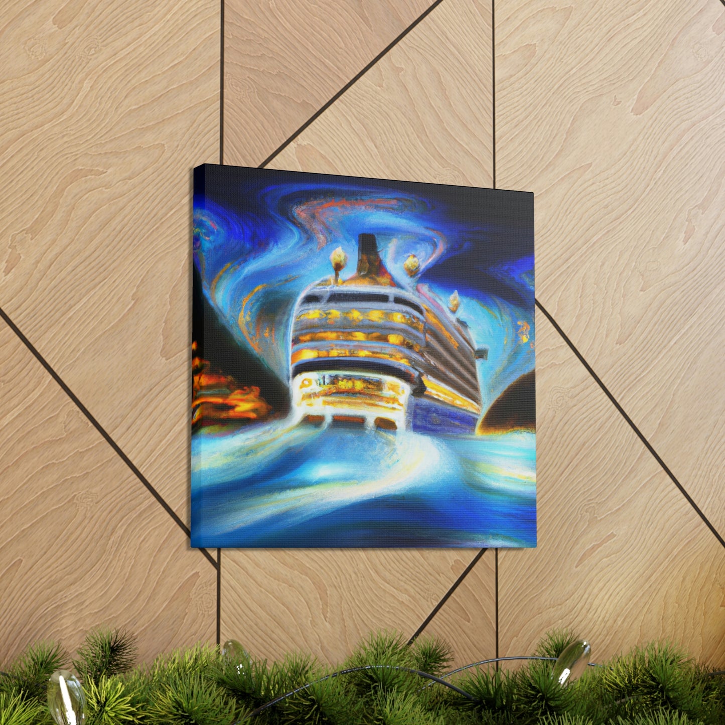 "Cruise Ship Surreality" - Canvas