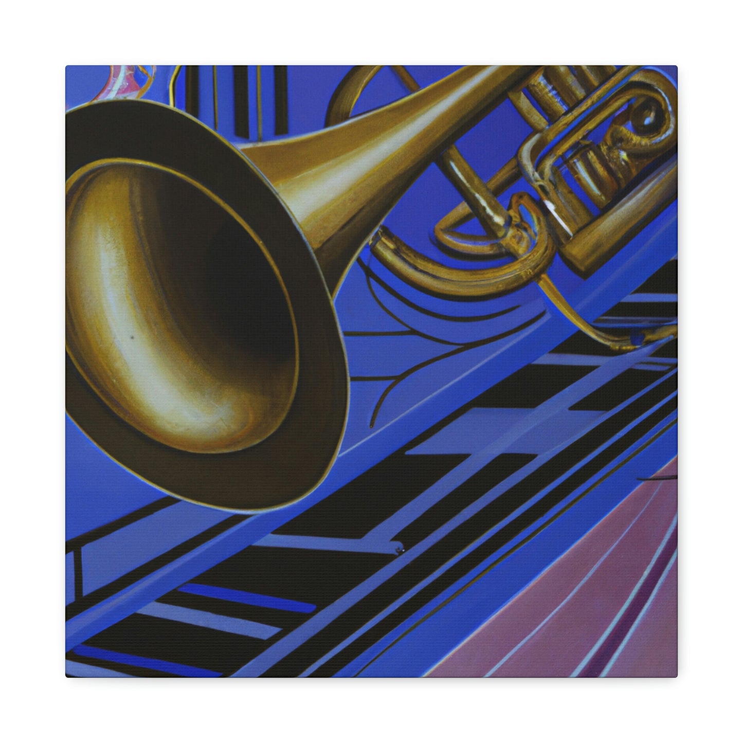 Sonic Summer Trumpet. - Canvas