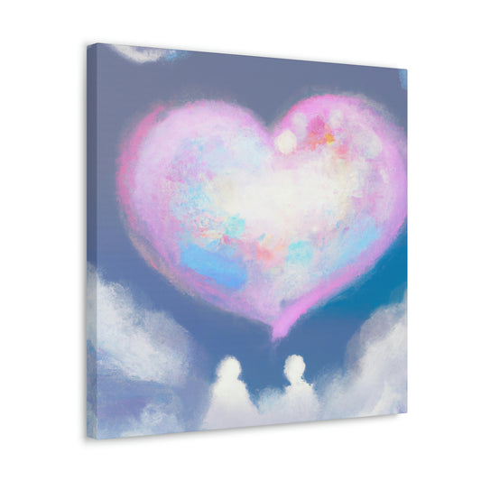 Hearts in Heaven's Clouds - Canvas