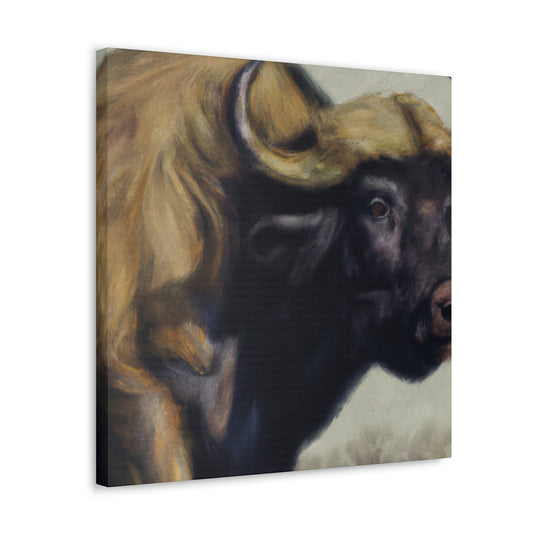 "Buffalo in Realism" - Canvas