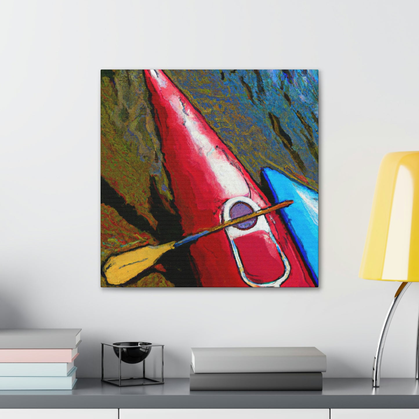 Kayak in Deco Style - Canvas