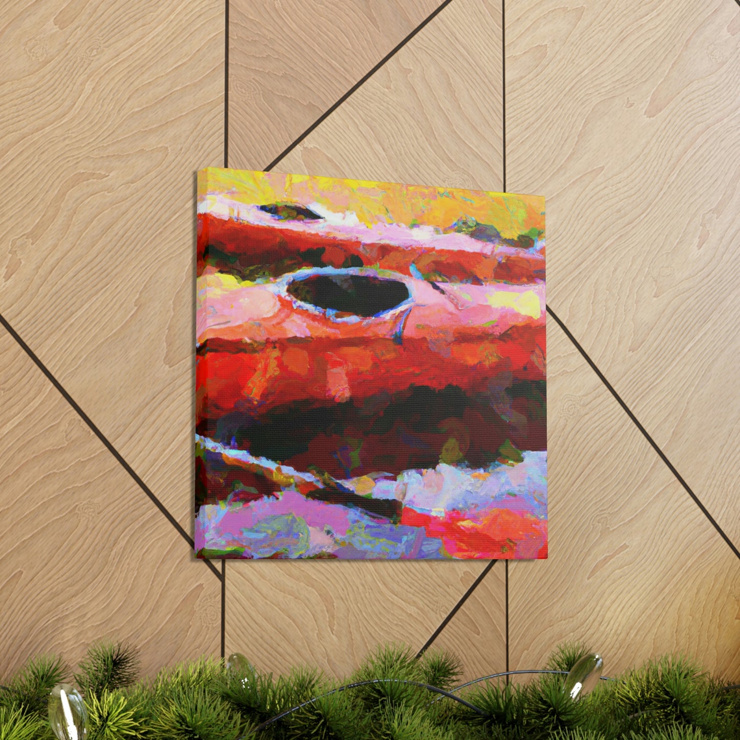 Kayak on the Waves - Canvas