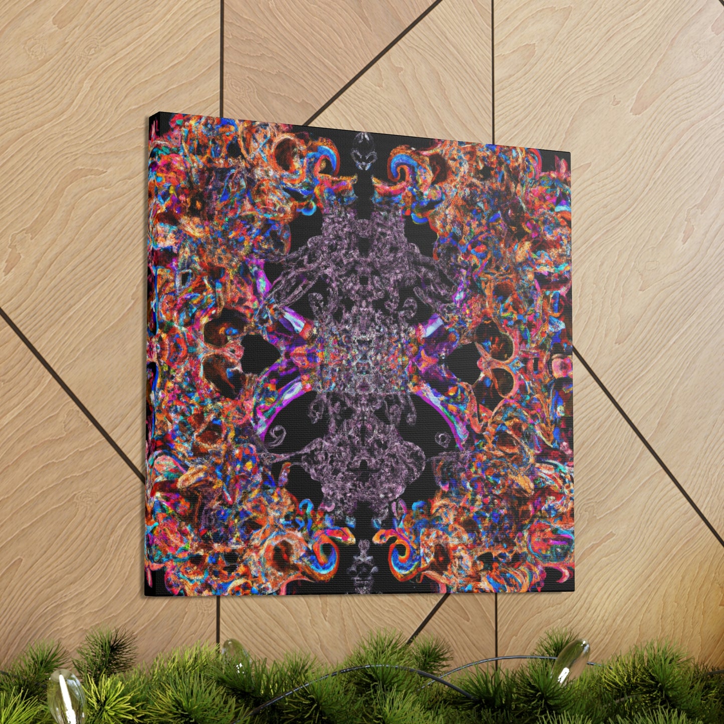 "Opulent Garden of Delight" - Canvas