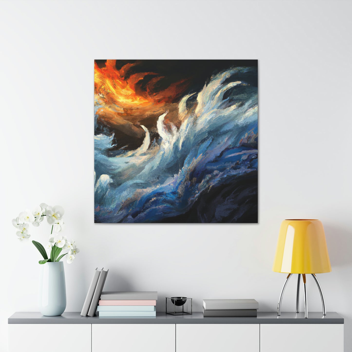 Oceans of Brilliant Hues - Canvas