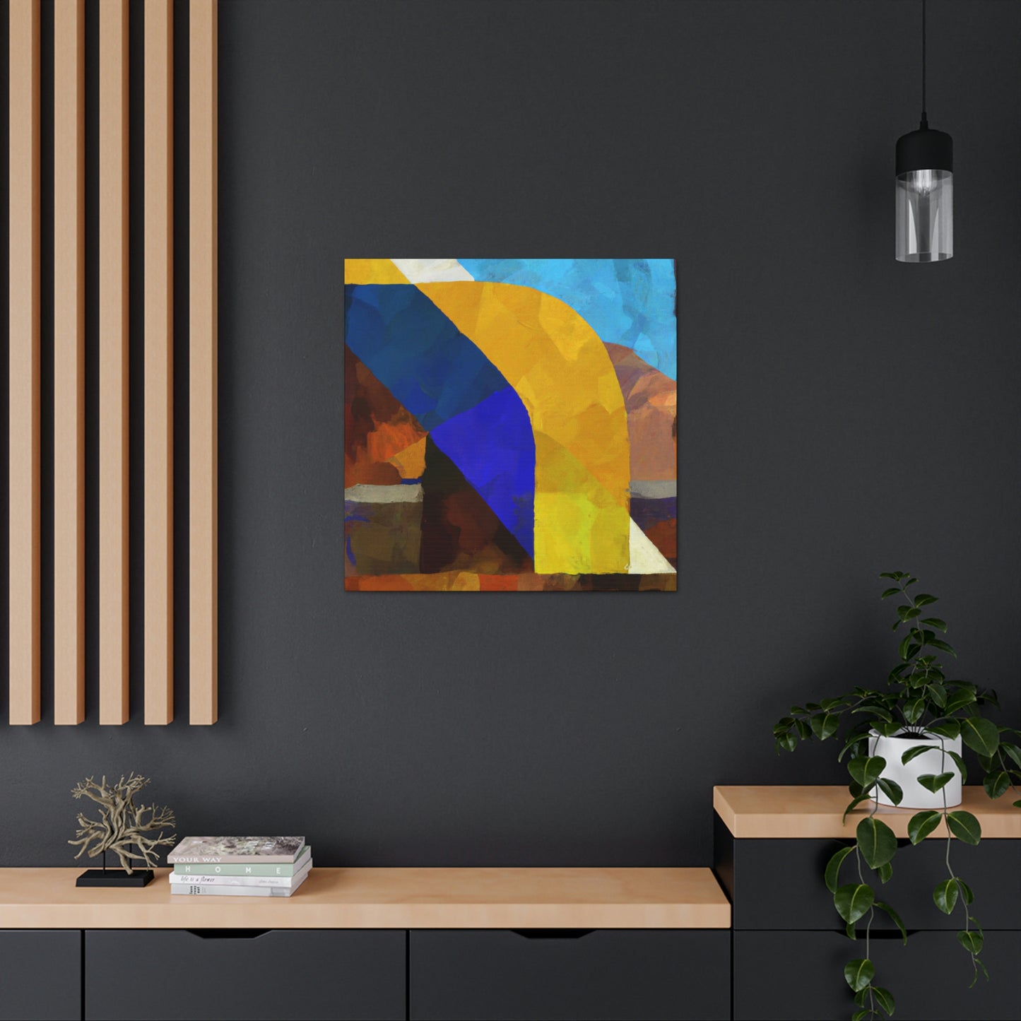 "Majestic Countryside Scene" - Canvas