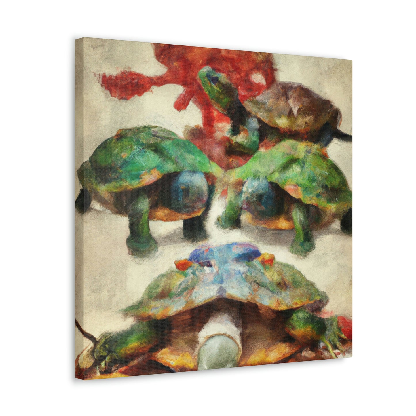 "Turtle on a Quest" - Canvas