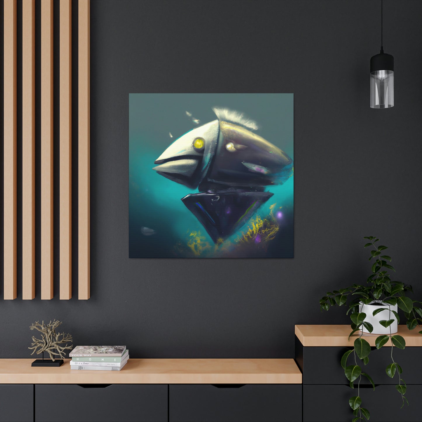 Fish of Simplicity - Canvas