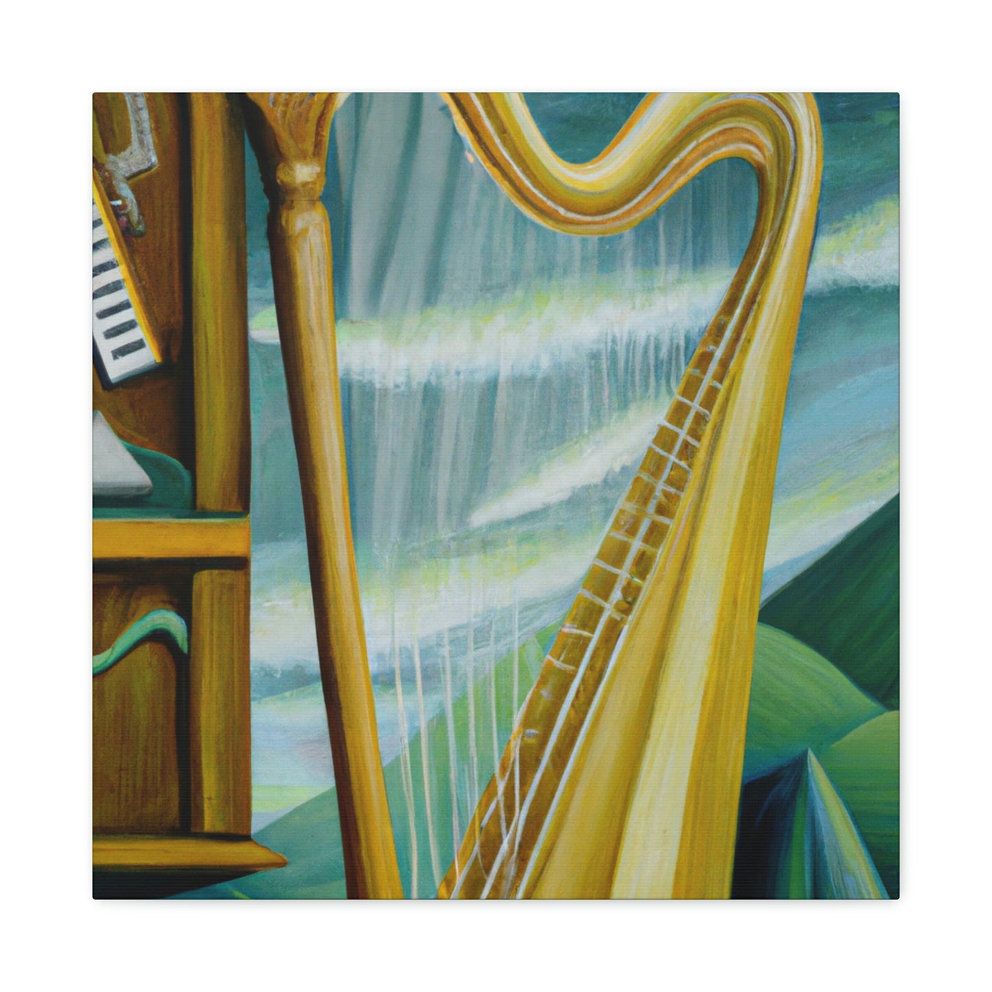 Harp of Dreams Unbound - Canvas