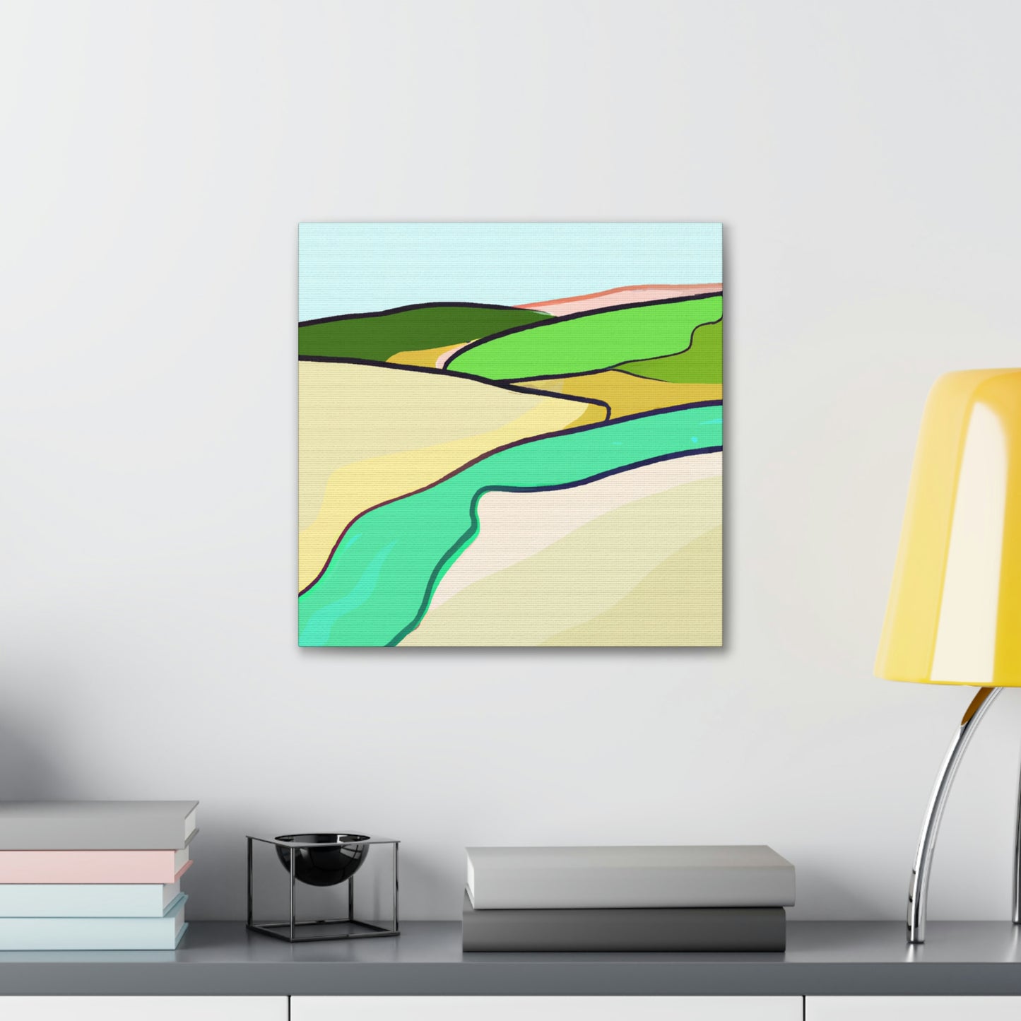 "Tundra in Minimalism" - Canvas