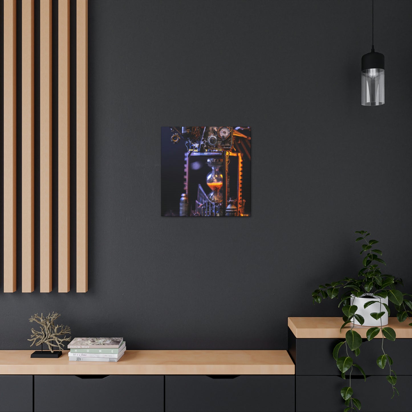 Mechanical Time Machine Art - Canvas