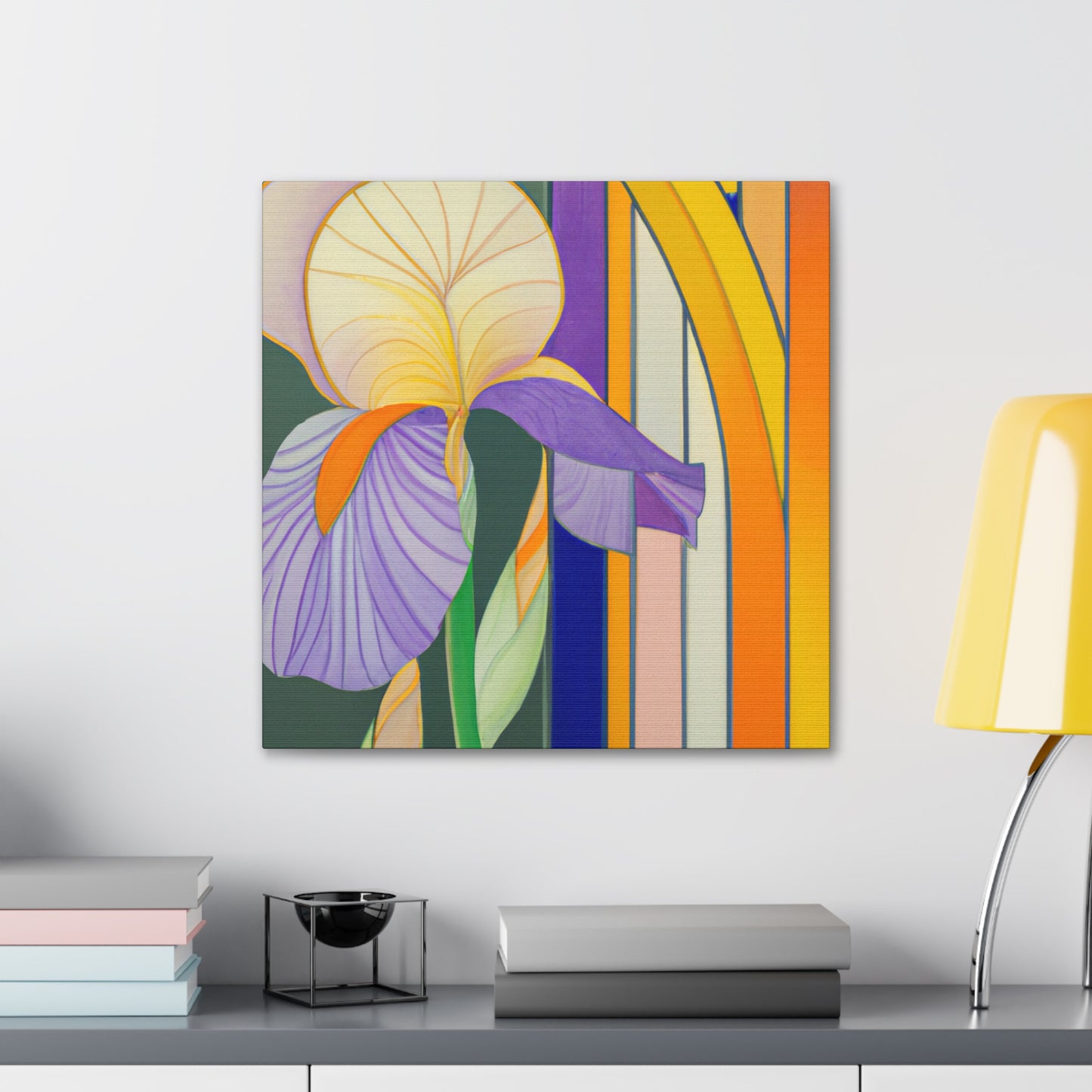 "Indomitable Iris Radiance" - Canvas