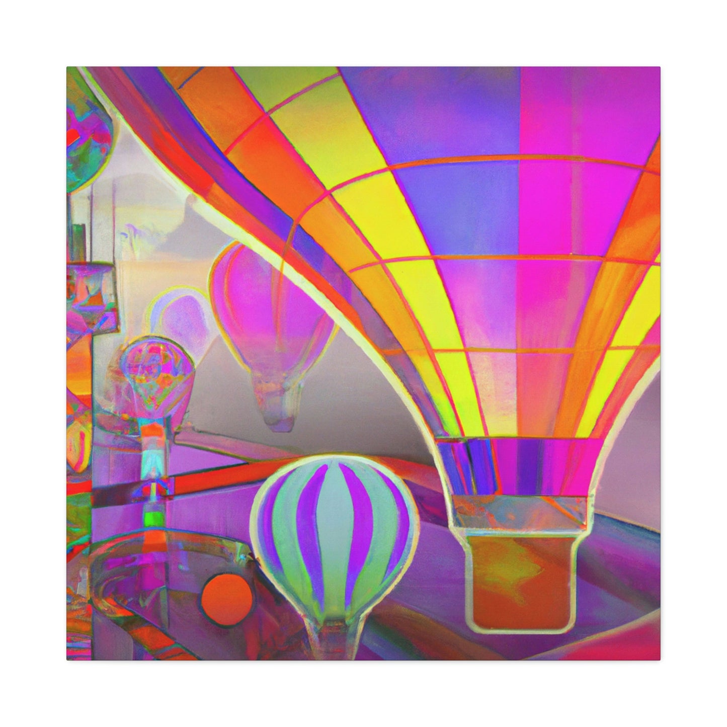 Ascending Air Balloons - Canvas