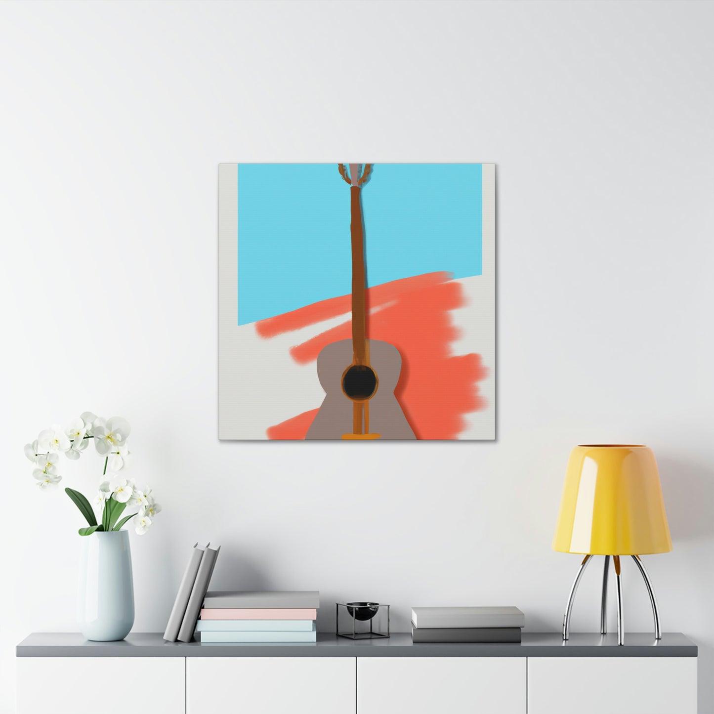 Guitar of Minimalism - Canvas