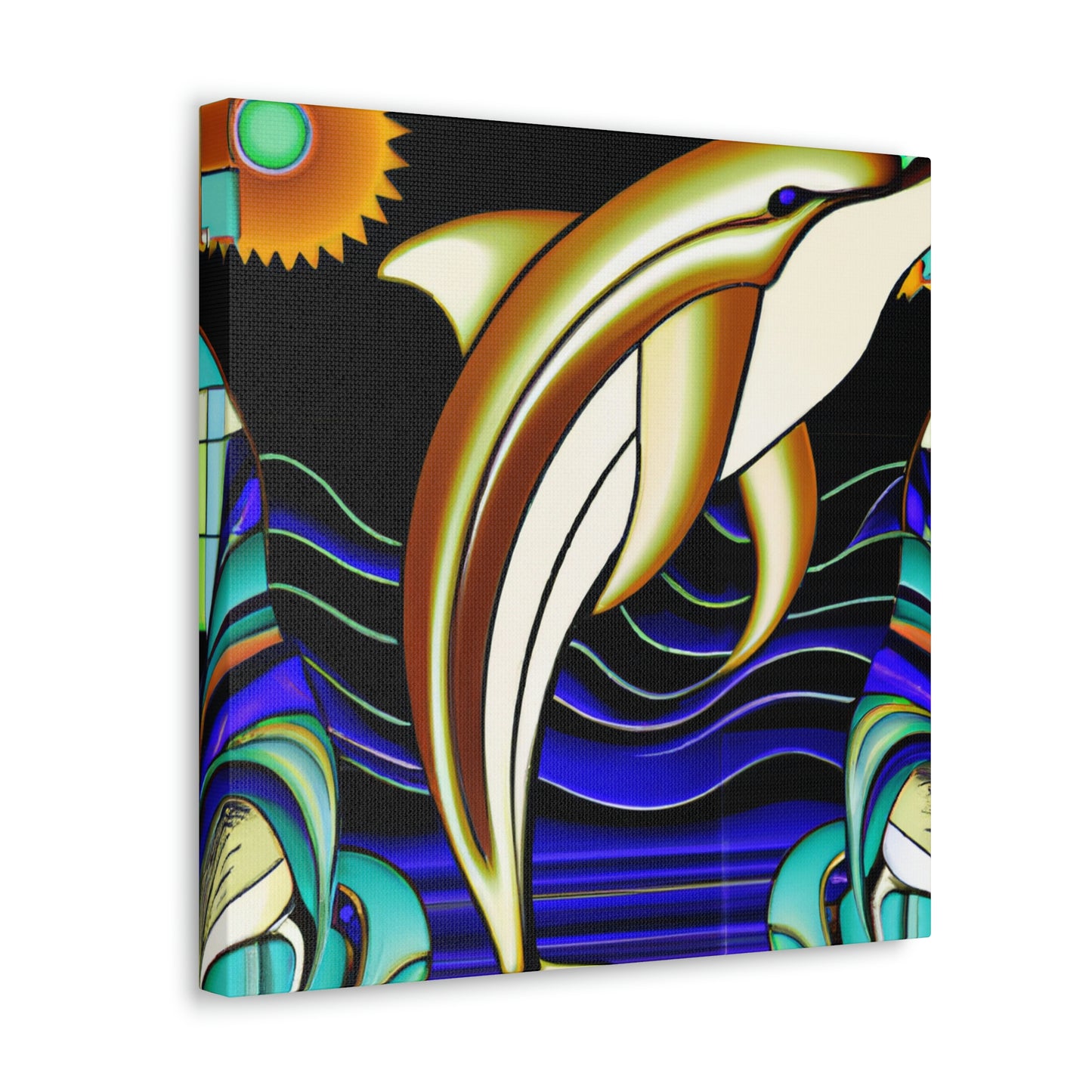 "Dance of the Dolphins" - Canvas