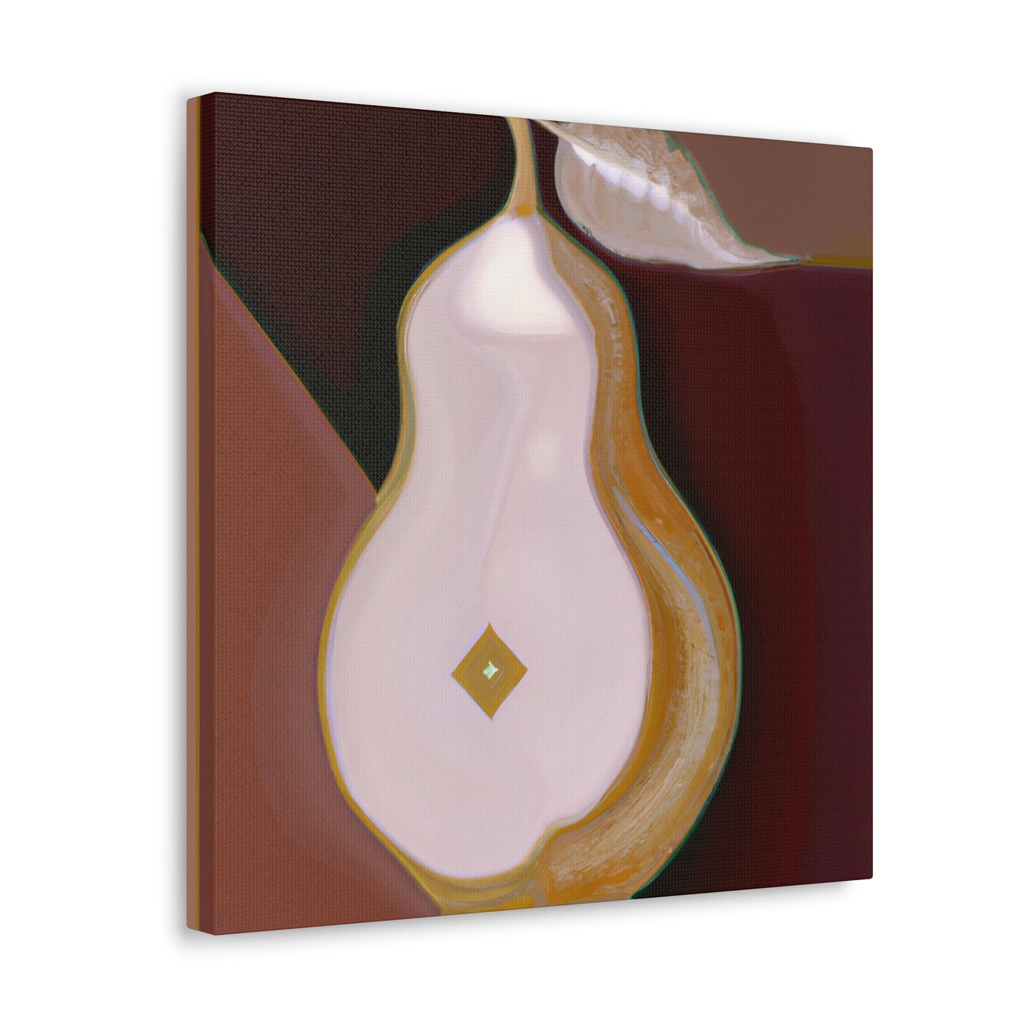 "Pear in Art Deco". - Canvas