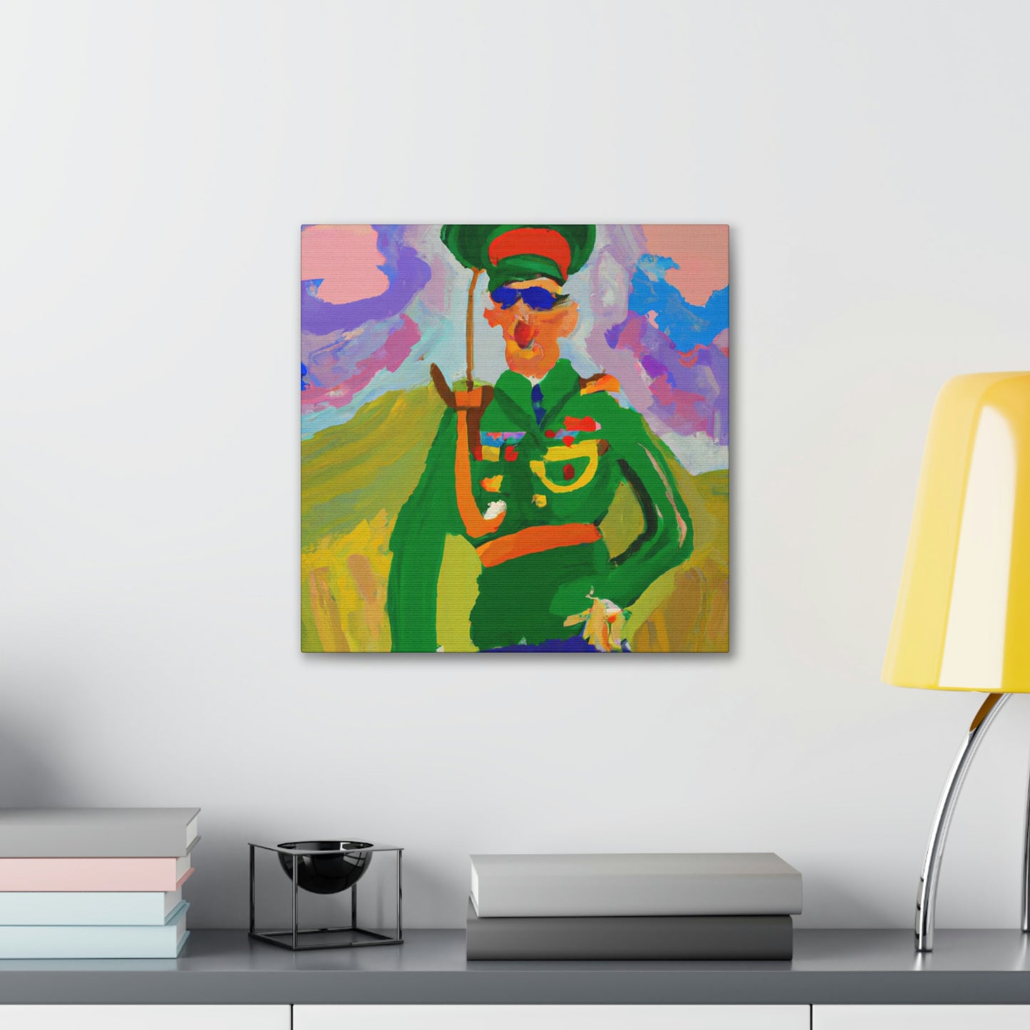 "Artilleryman in Fauvism" - Canvas