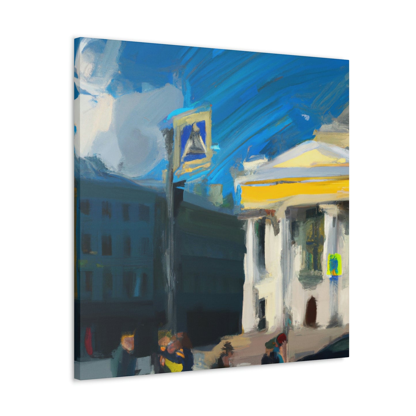 Neoclassical Digital Splendor - Canvas