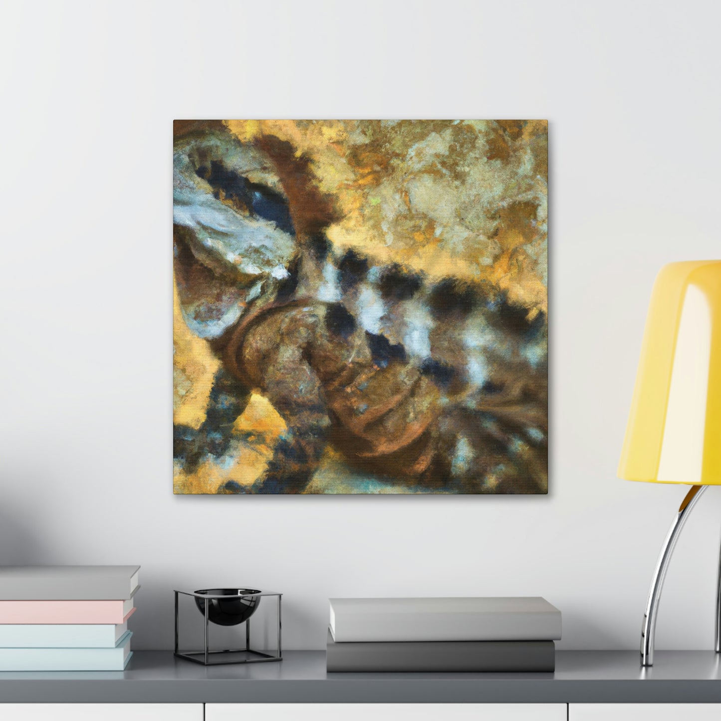 "Fanciful Frilled Lizard" - Canvas