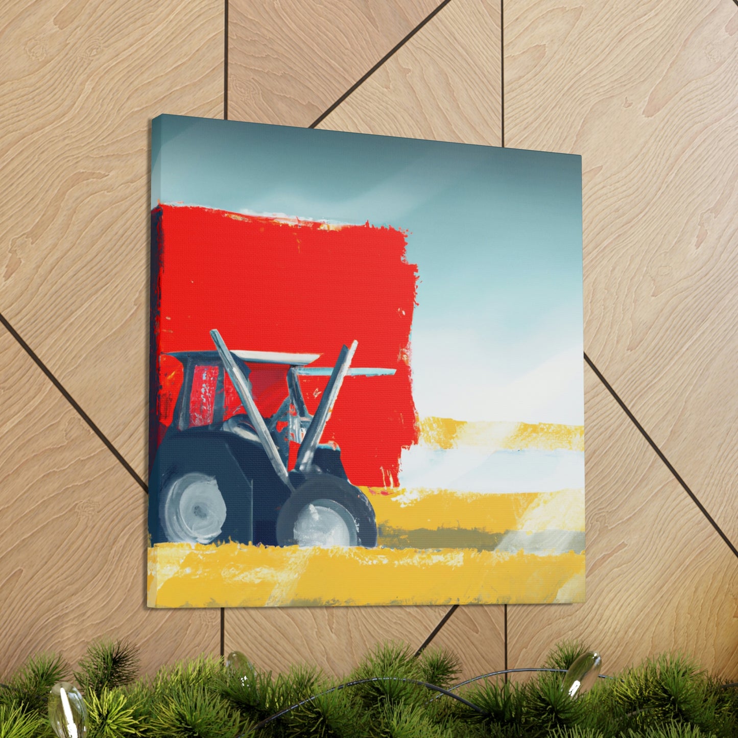 "The Hay Baler's Form" - Canvas