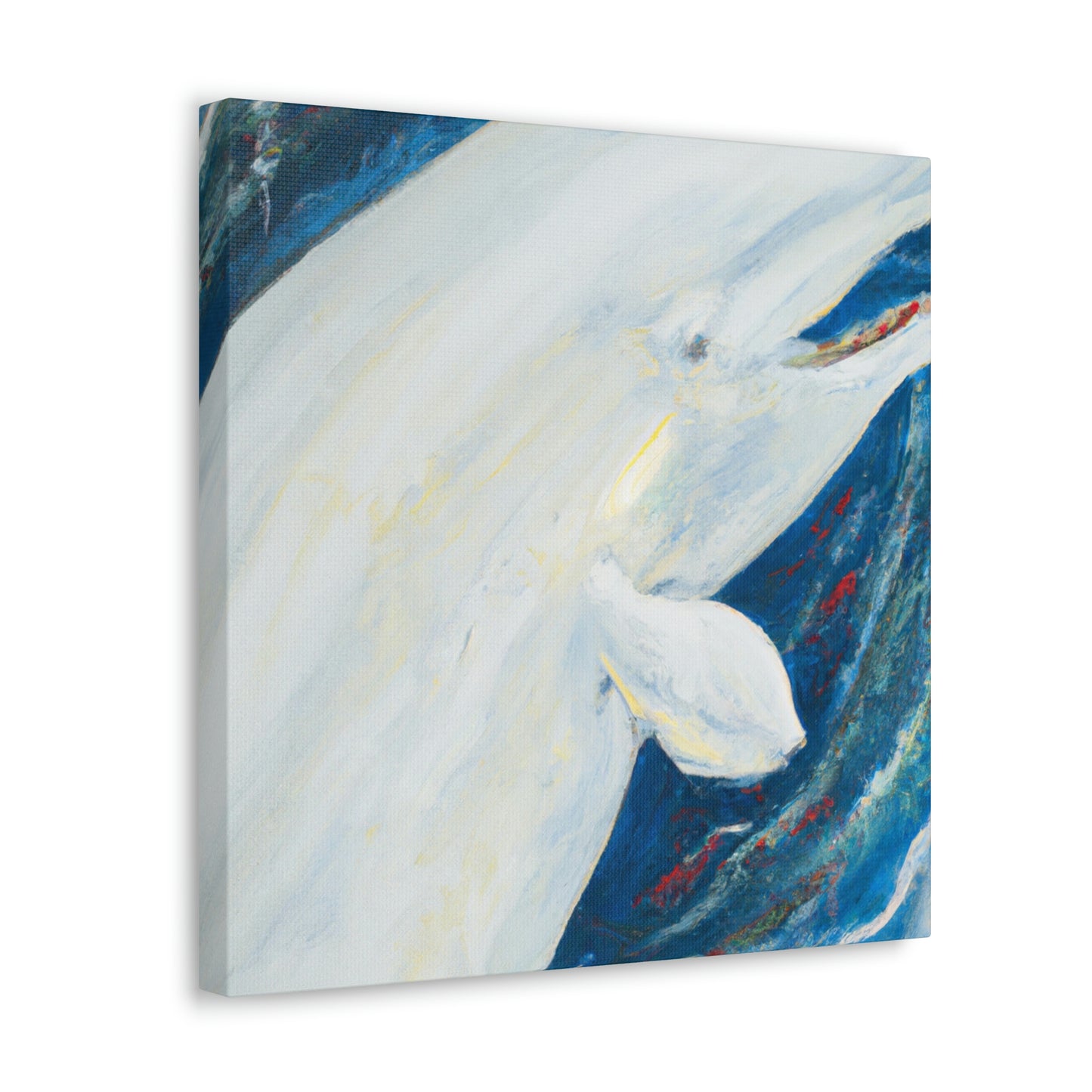 Beluga Whale Majestic. - Canvas