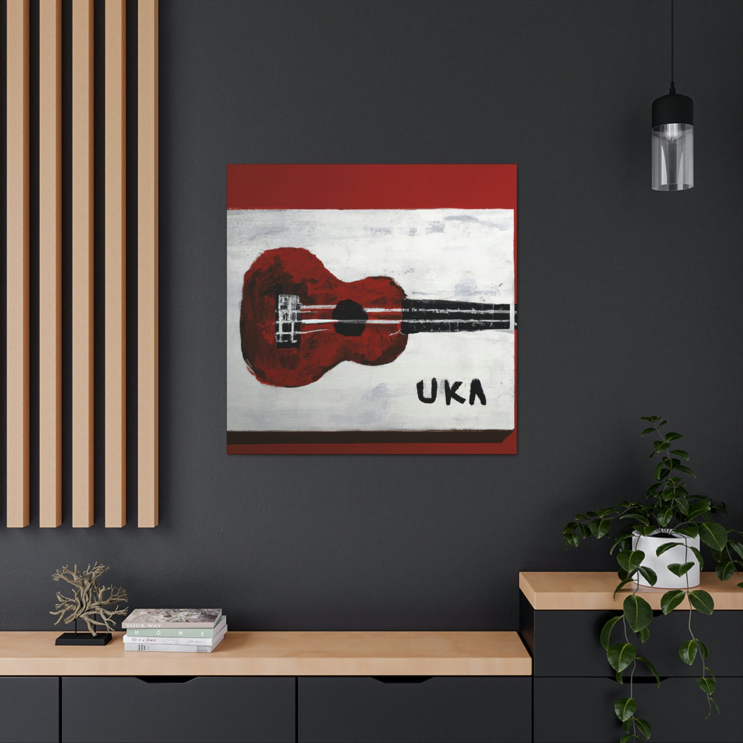 "Ukulele Minimalism Dream" - Canvas