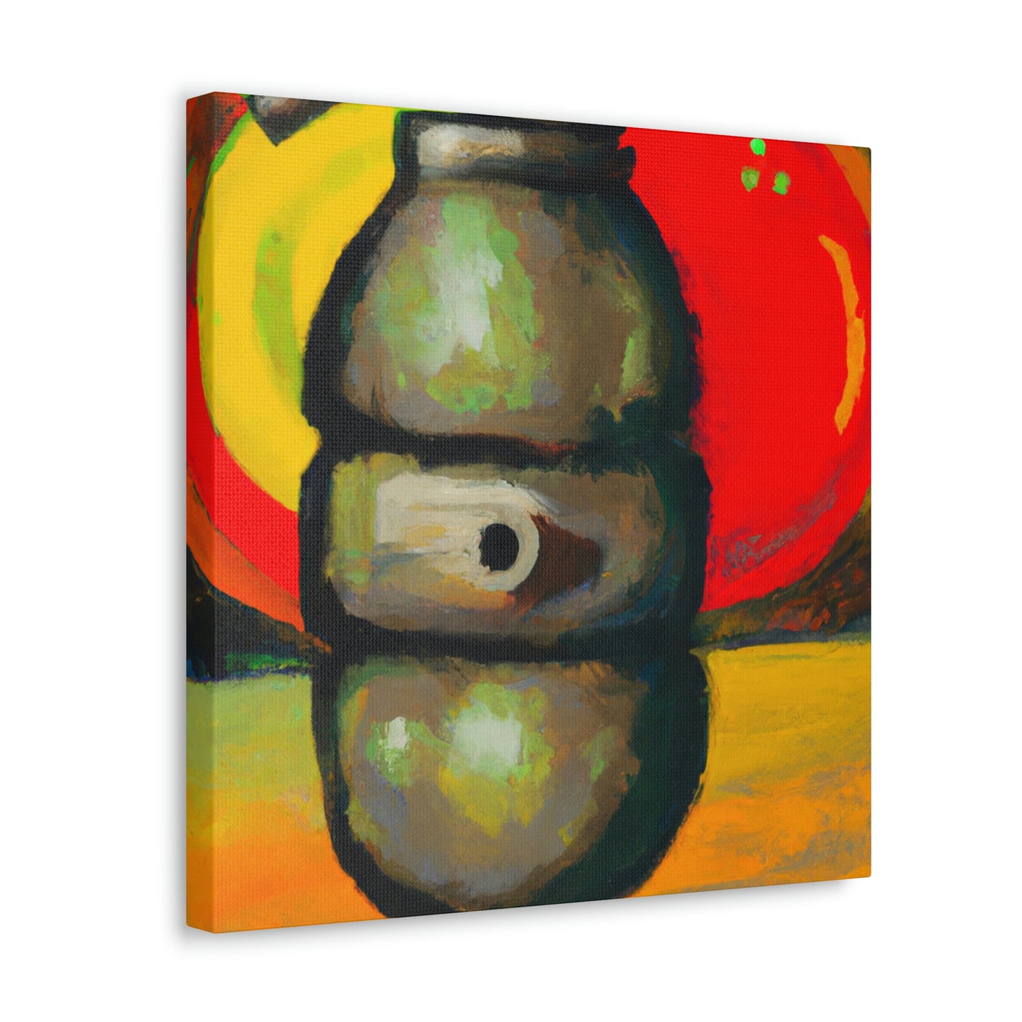 "Explosive Colorful Bomb" - Canvas