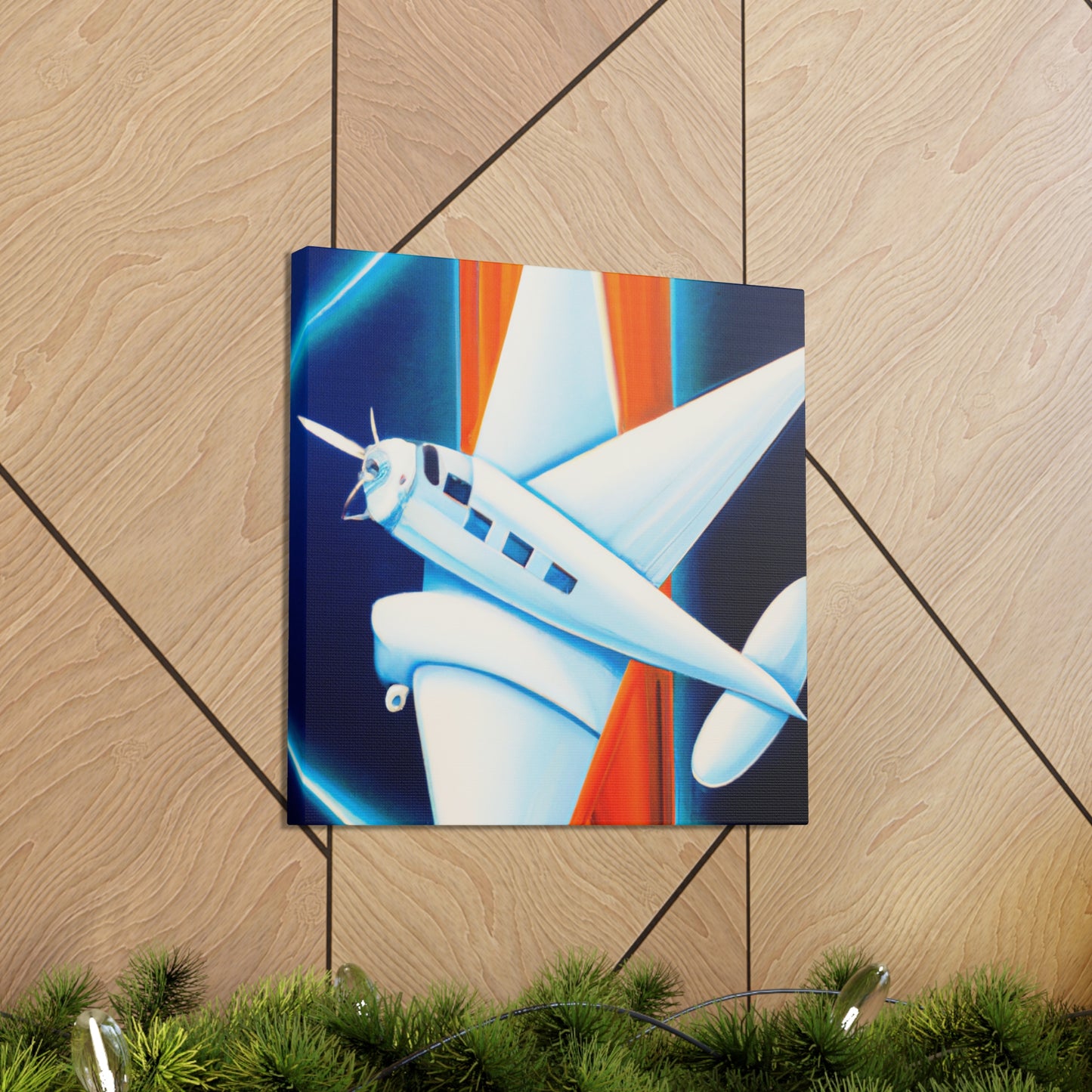 Aerial Grandeur Mosaiced - Canvas