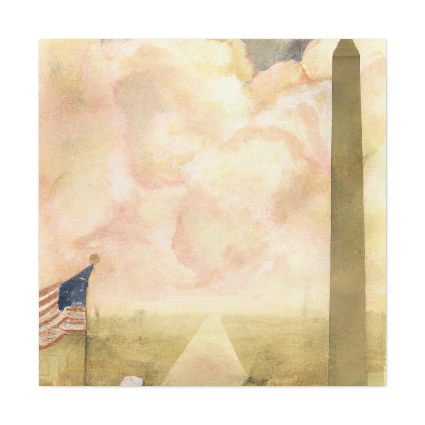 "The Monumental Washington" - Canvas