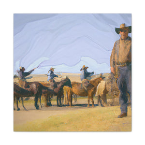 "Herd on a Ranch" - Canvas