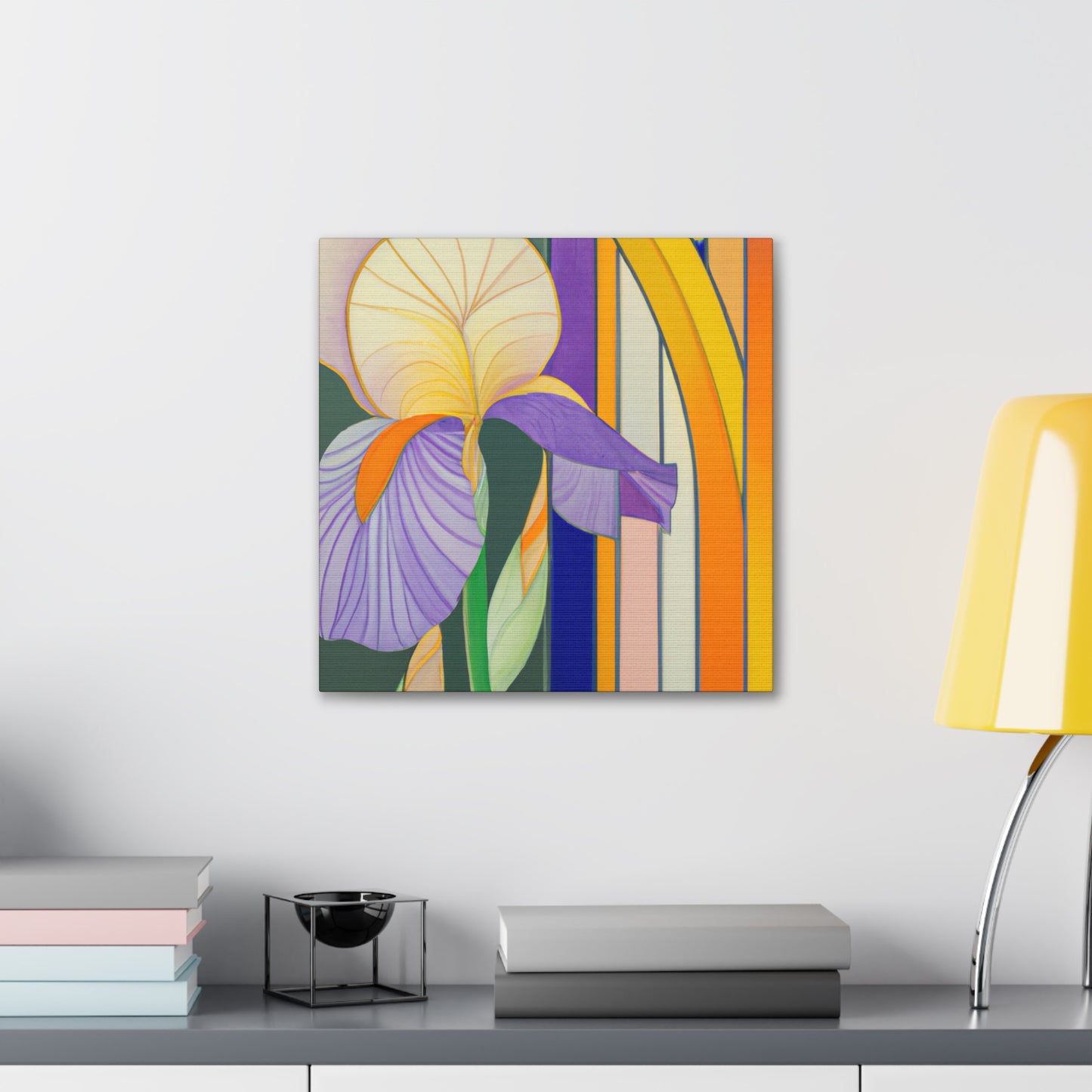 "Indomitable Iris Radiance" - Canvas