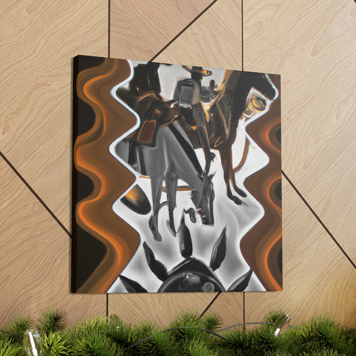 "Rodeo in the Roaring Twenties" - Canvas