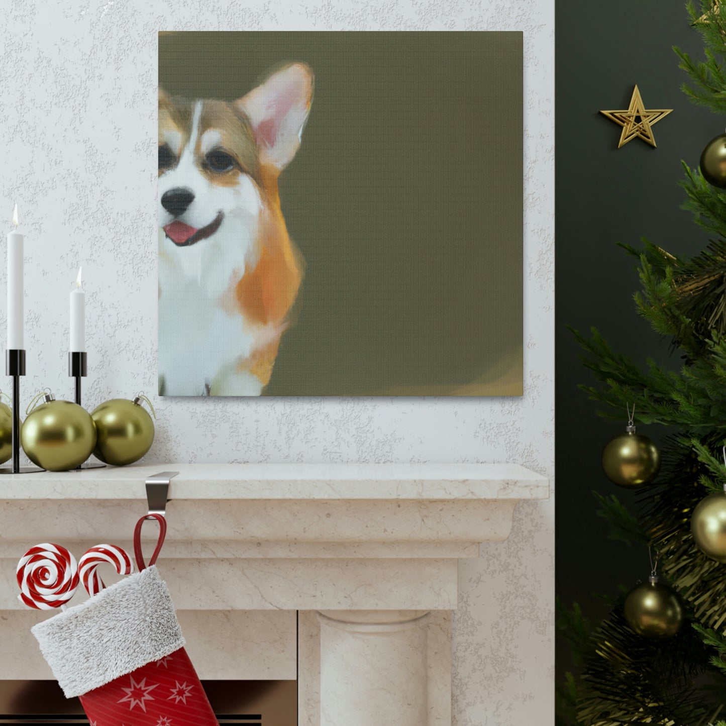 "Companionship of Corgis" - Canvas